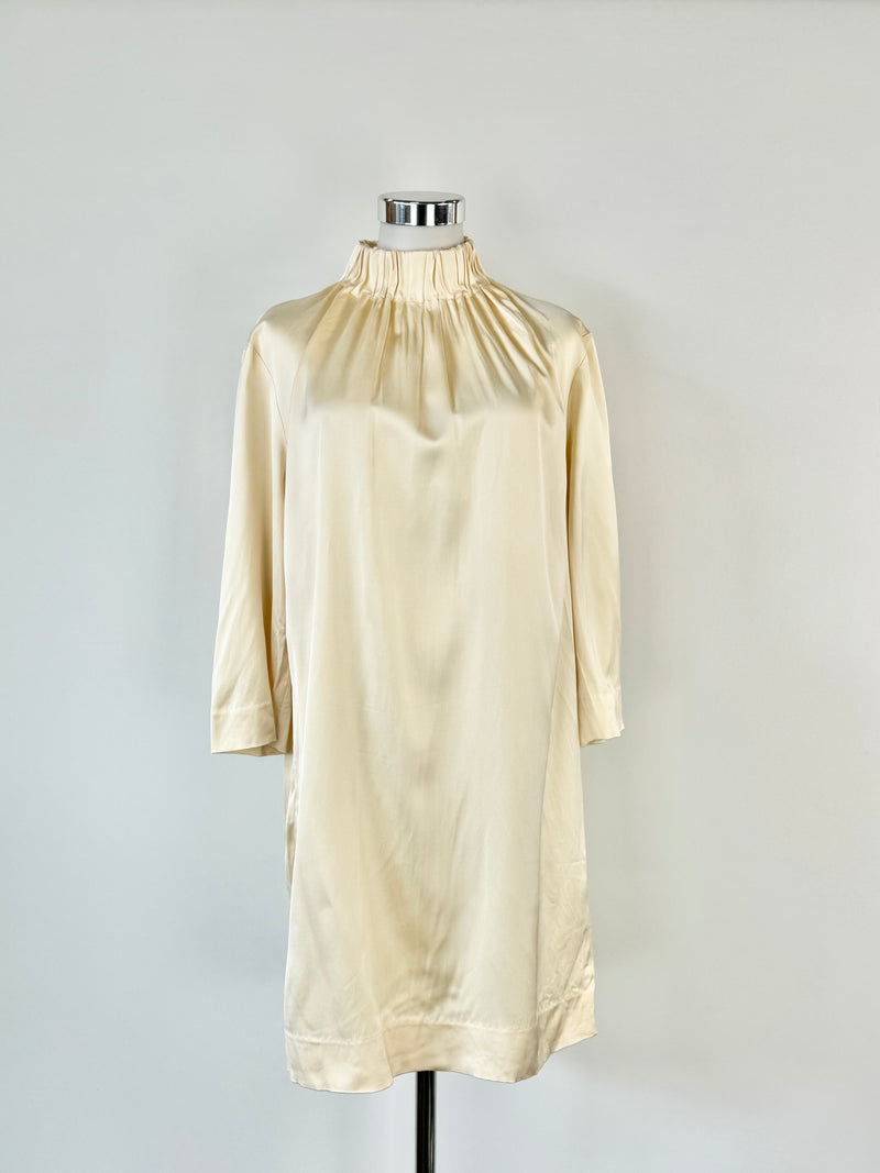 Cos Pale Gold Long Sleeve Dress - AU10