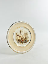 Vintage Swinnertons 'The Monument' Cream & White Plate