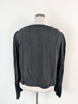 Nom*d Black Long Sleeve Blouse - AU12