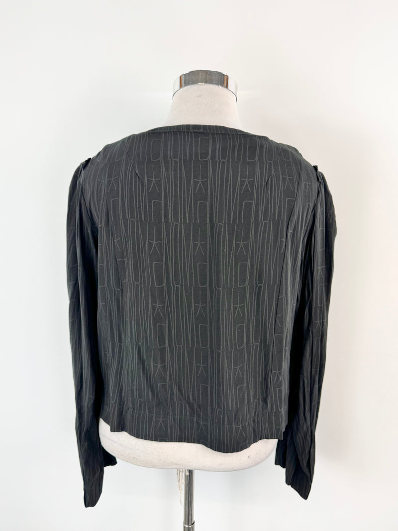 Nom*d Black Long Sleeve Blouse - AU12