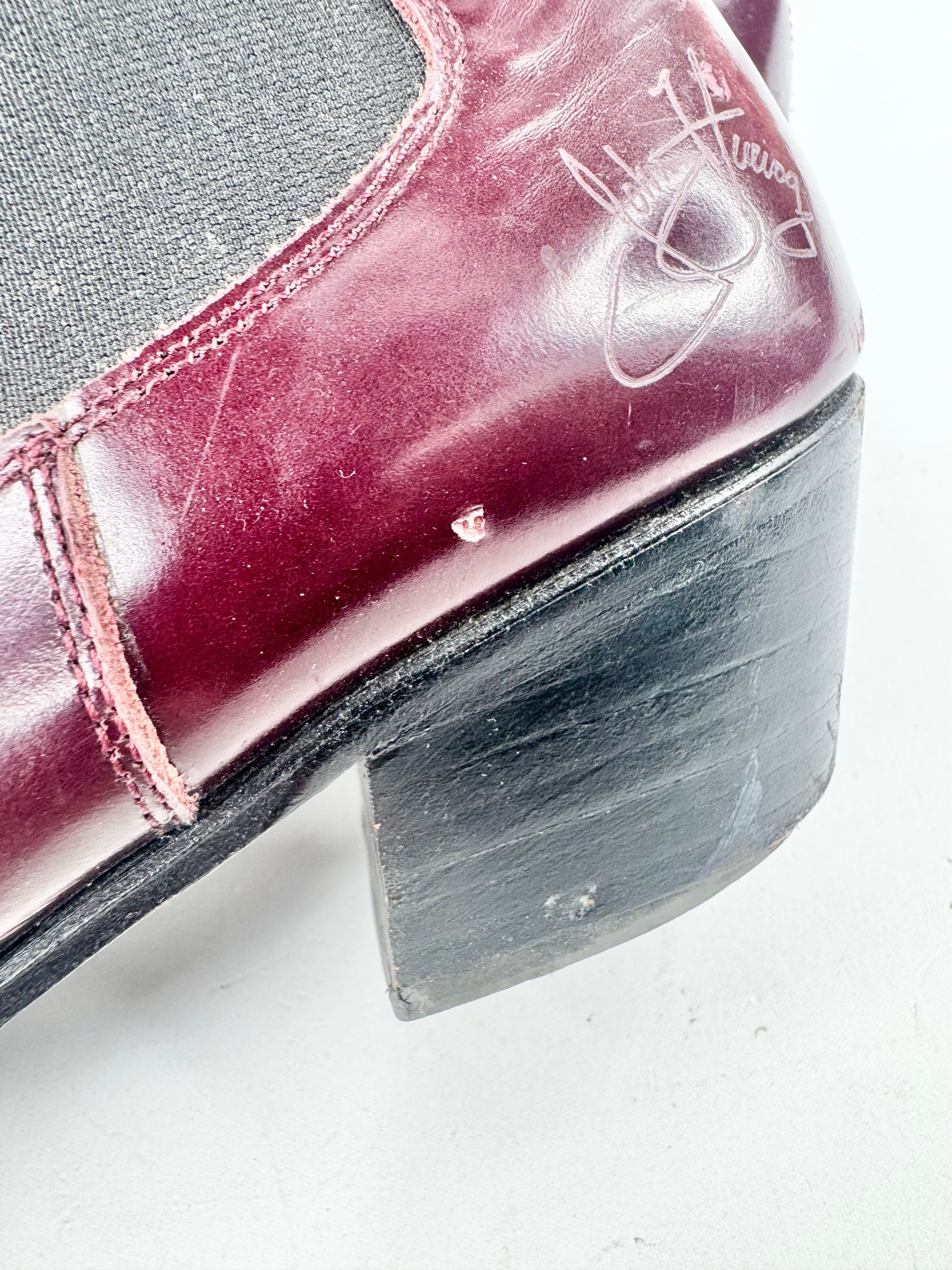 John Fluevog Mahogany Ankle Boots - EU40.5