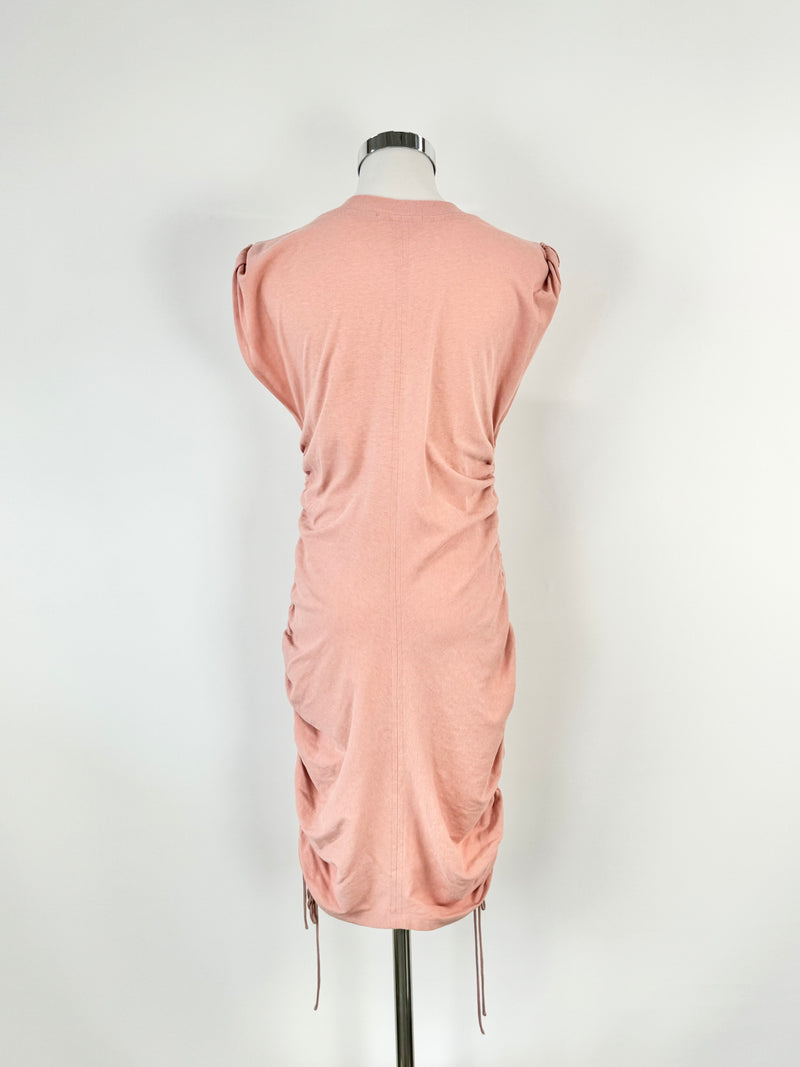 T by Alexander Wang Coral Ruched Midi Dress - AU10