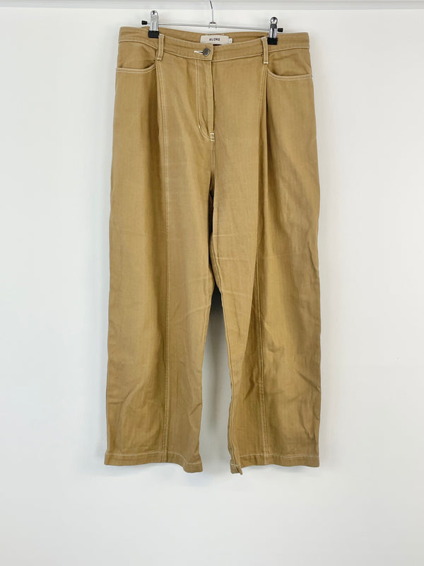 Kloke Taupe Denim Relaxed Pant - AU14