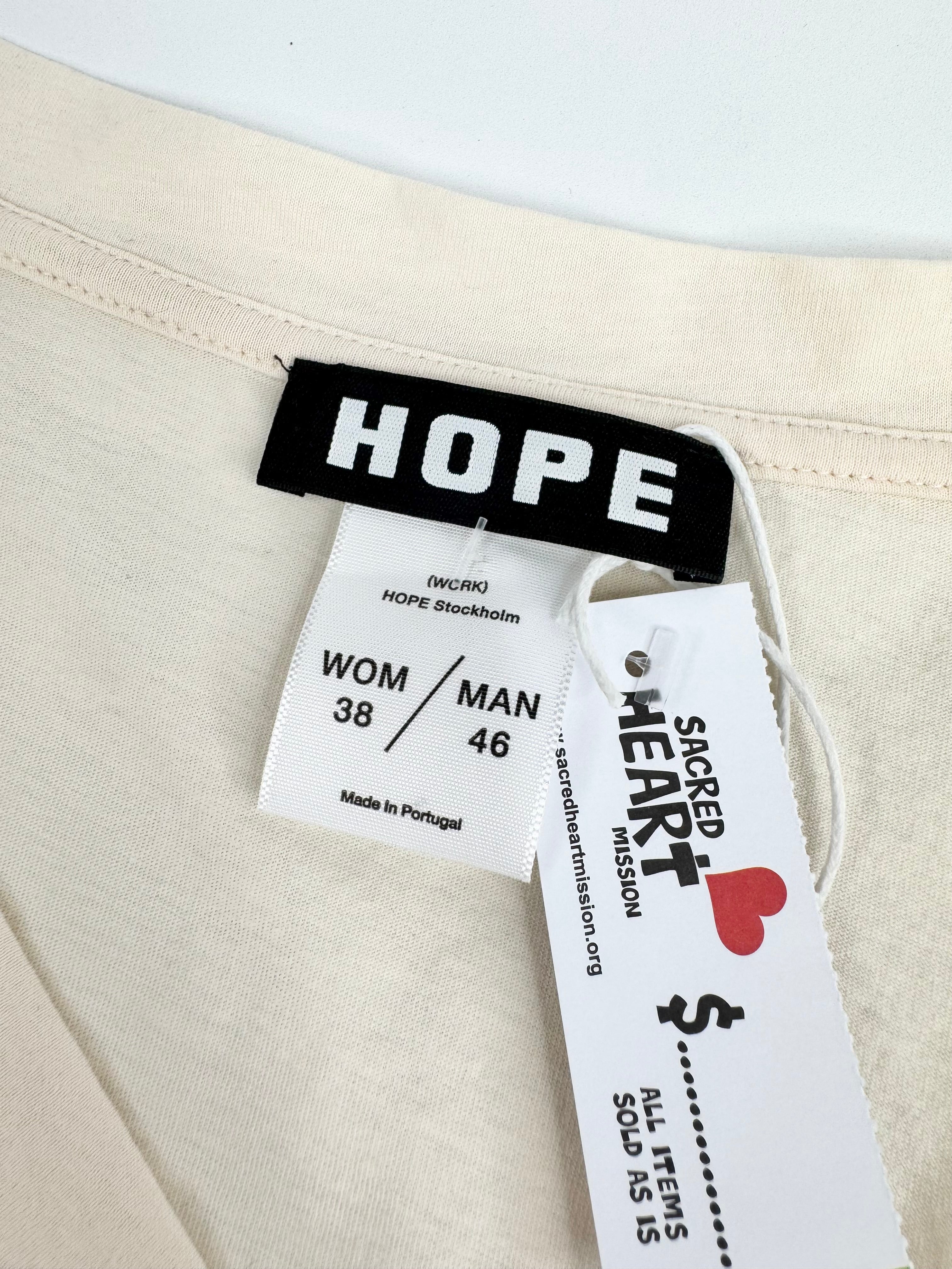 Hope 'We Tee' Soft Cotton V-Neck T-Shirt - AU8/10