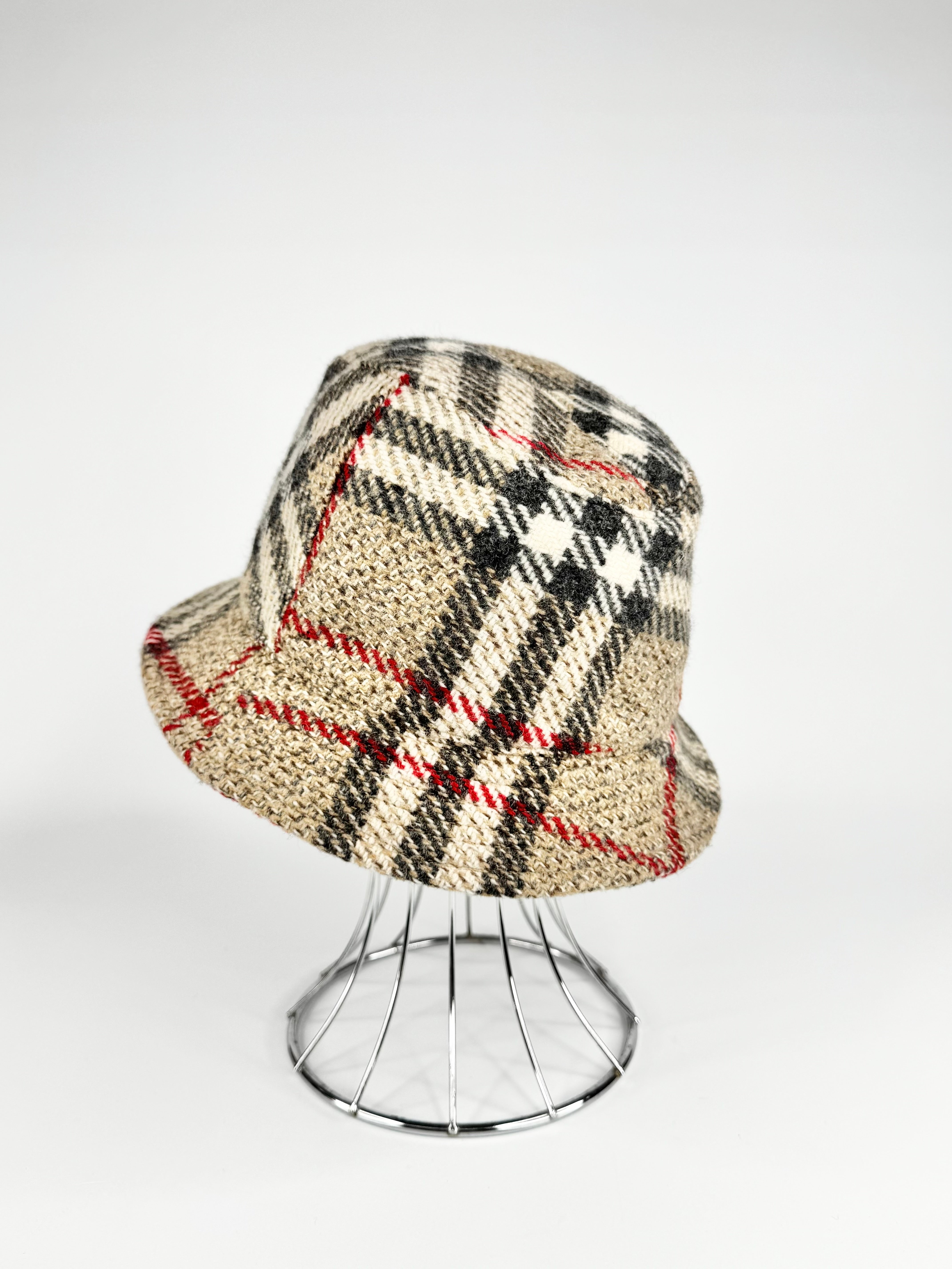 Burberry Wool Novacheck Bucket Hat