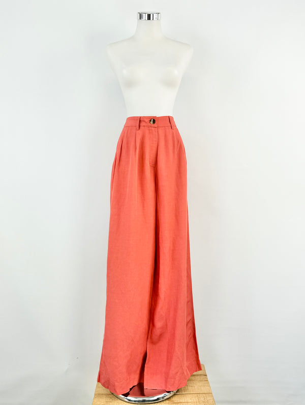 August 'Spencer' Wide Leg Persimmon Slacks - NWT - AU8