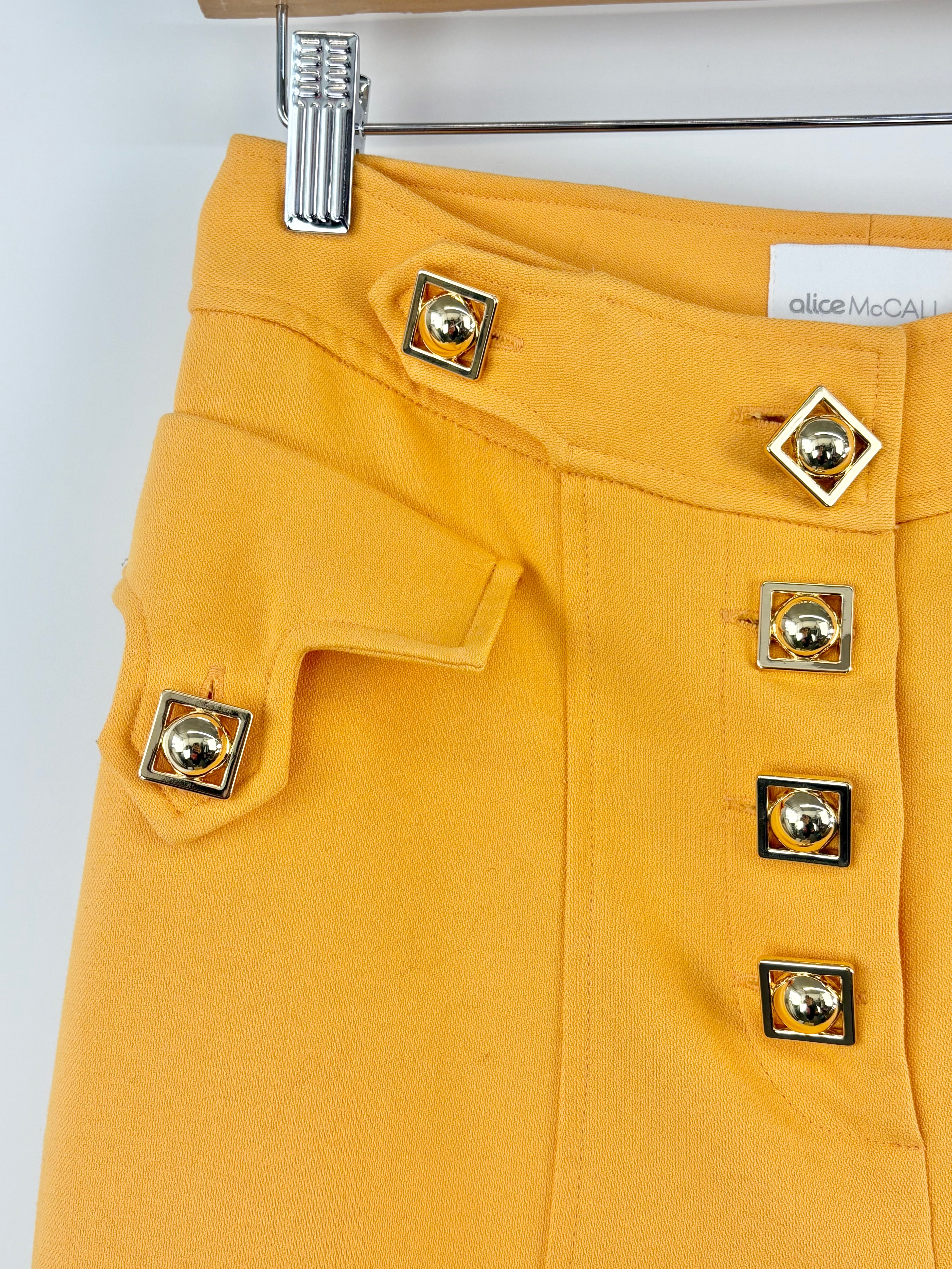 Alice McCall Mustard Yellow 'Air France' Pants - AU8