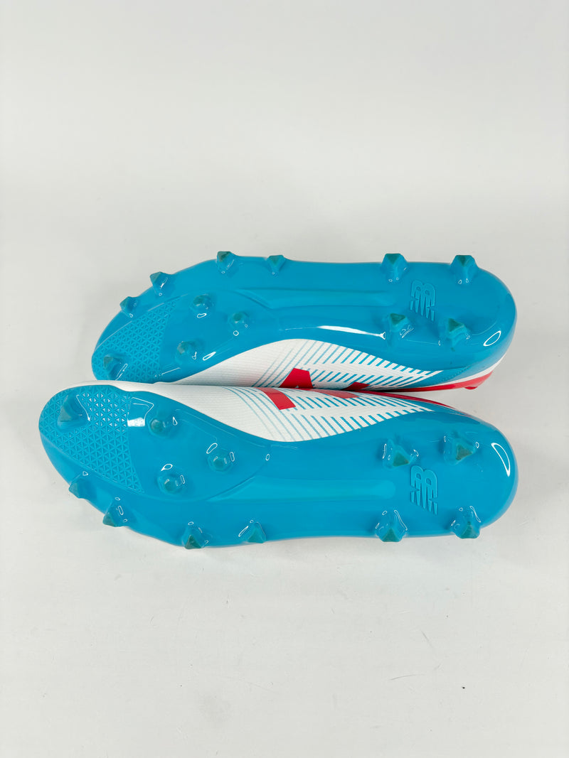 New Balance Furon White, Blue & Red Football Cleats - EU44