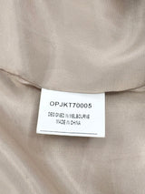 On Parks Taupe Wool & Mohair Blend Coat - AU8