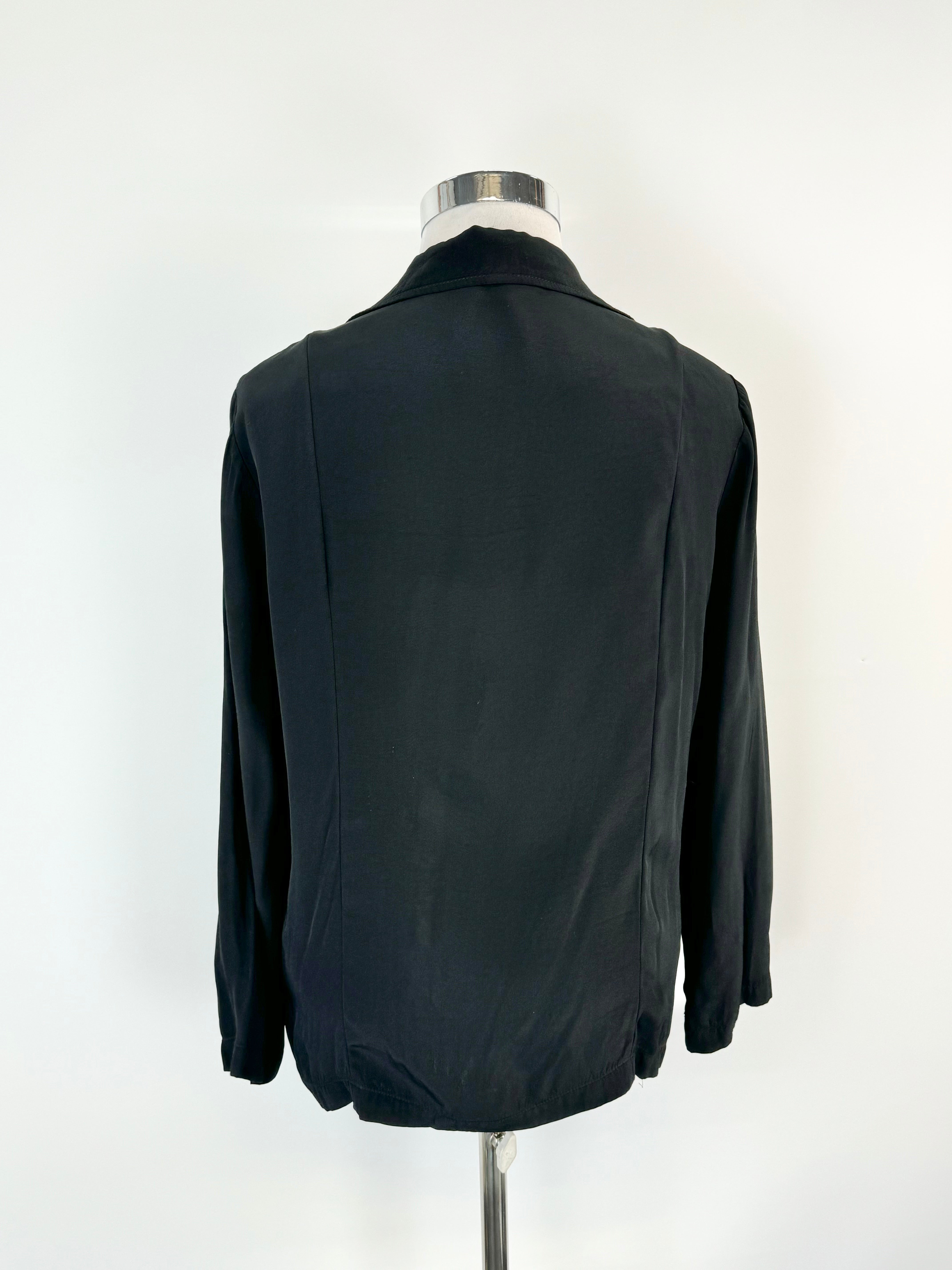 Pure DKNY Black Zippered Jacket - AU12