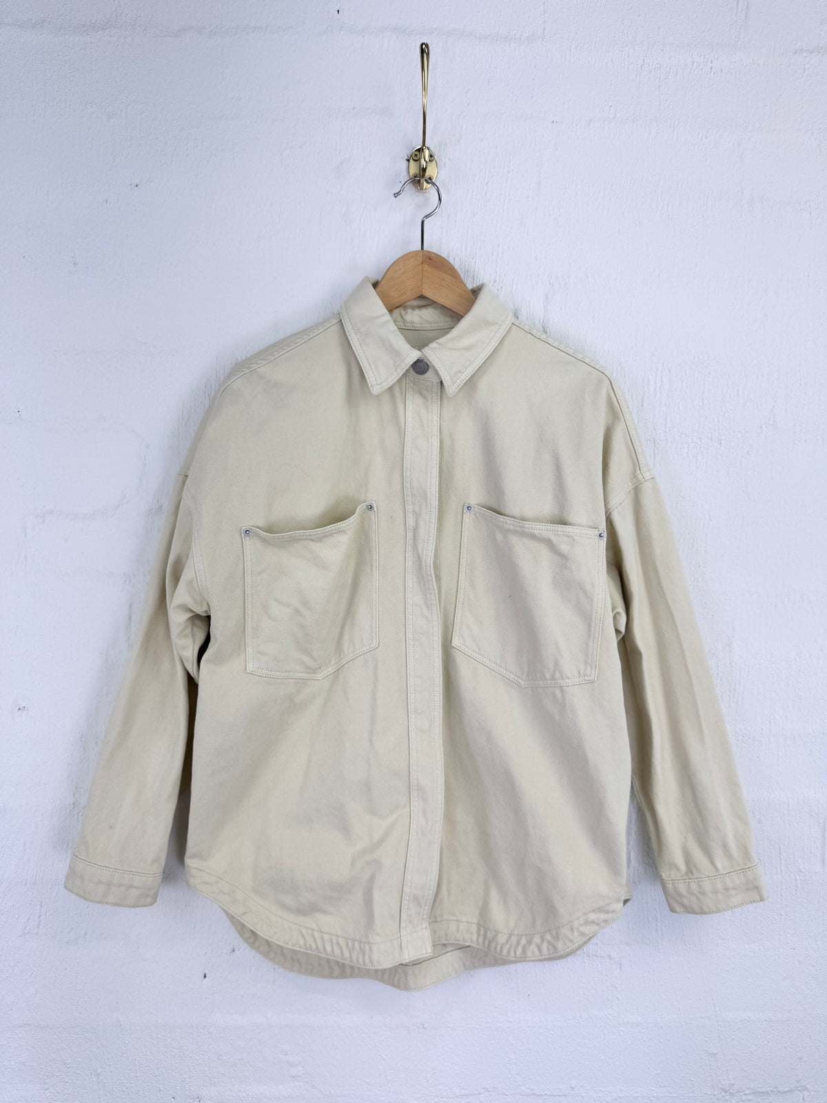 Henne Sandstone Drill Cotton Workers Jacket - AU6/8/10