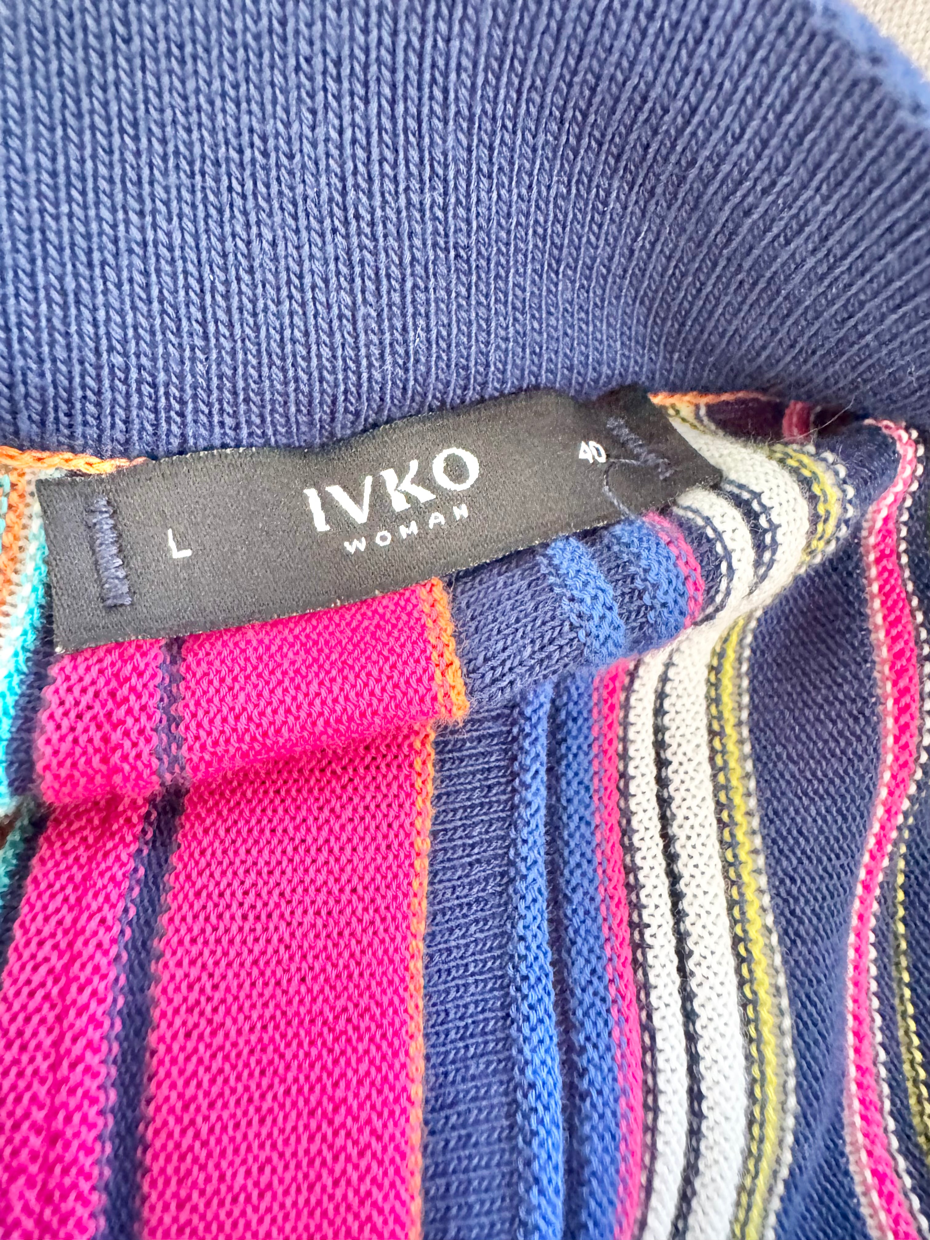 Ivko Multicolour Pleated Skirt - AU10/12