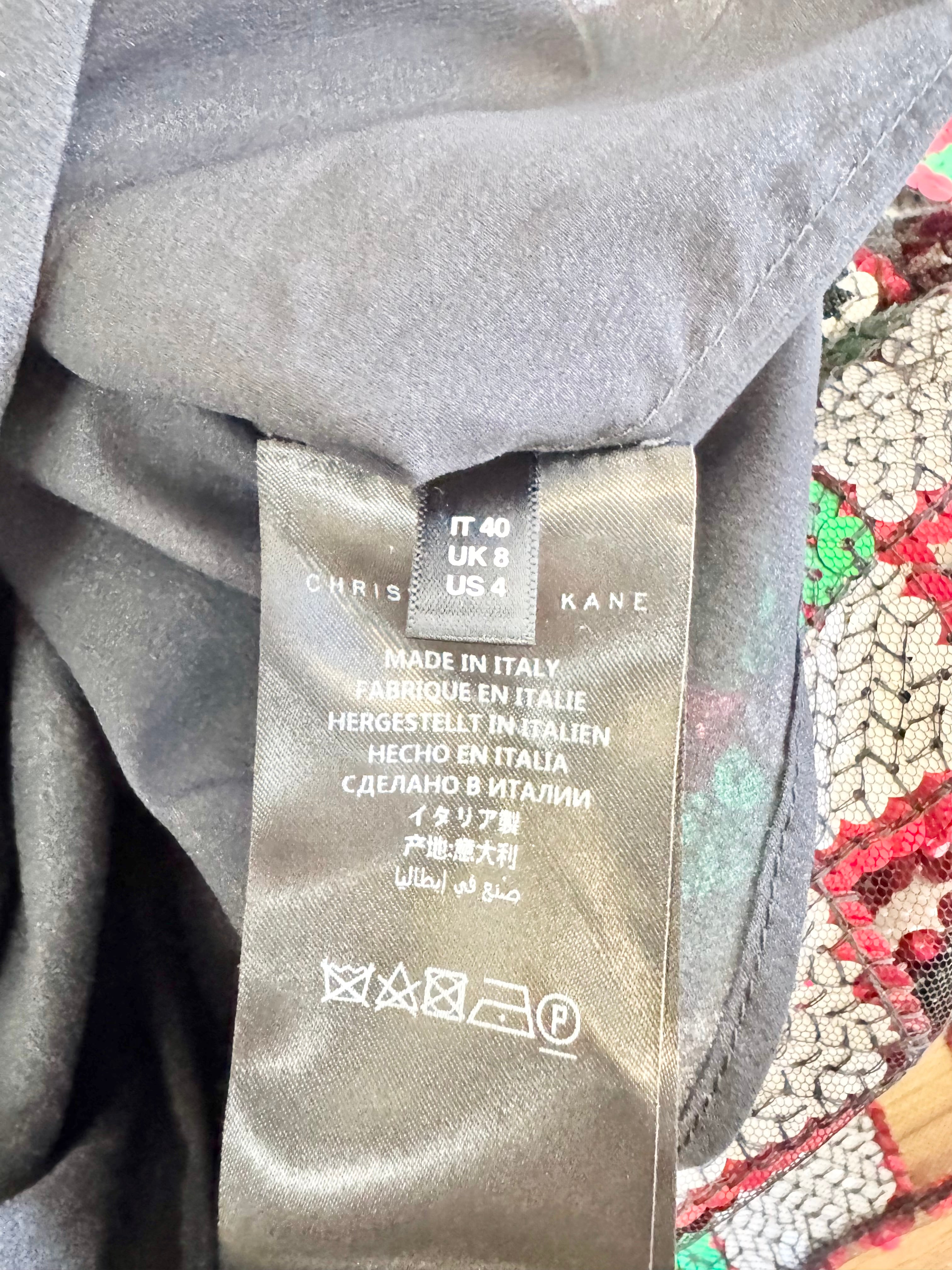 Christopher Kane Checkered Sequin Tulle Midi - AU8