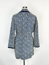 Stella Forrest Blue & Cream Coat - AU12