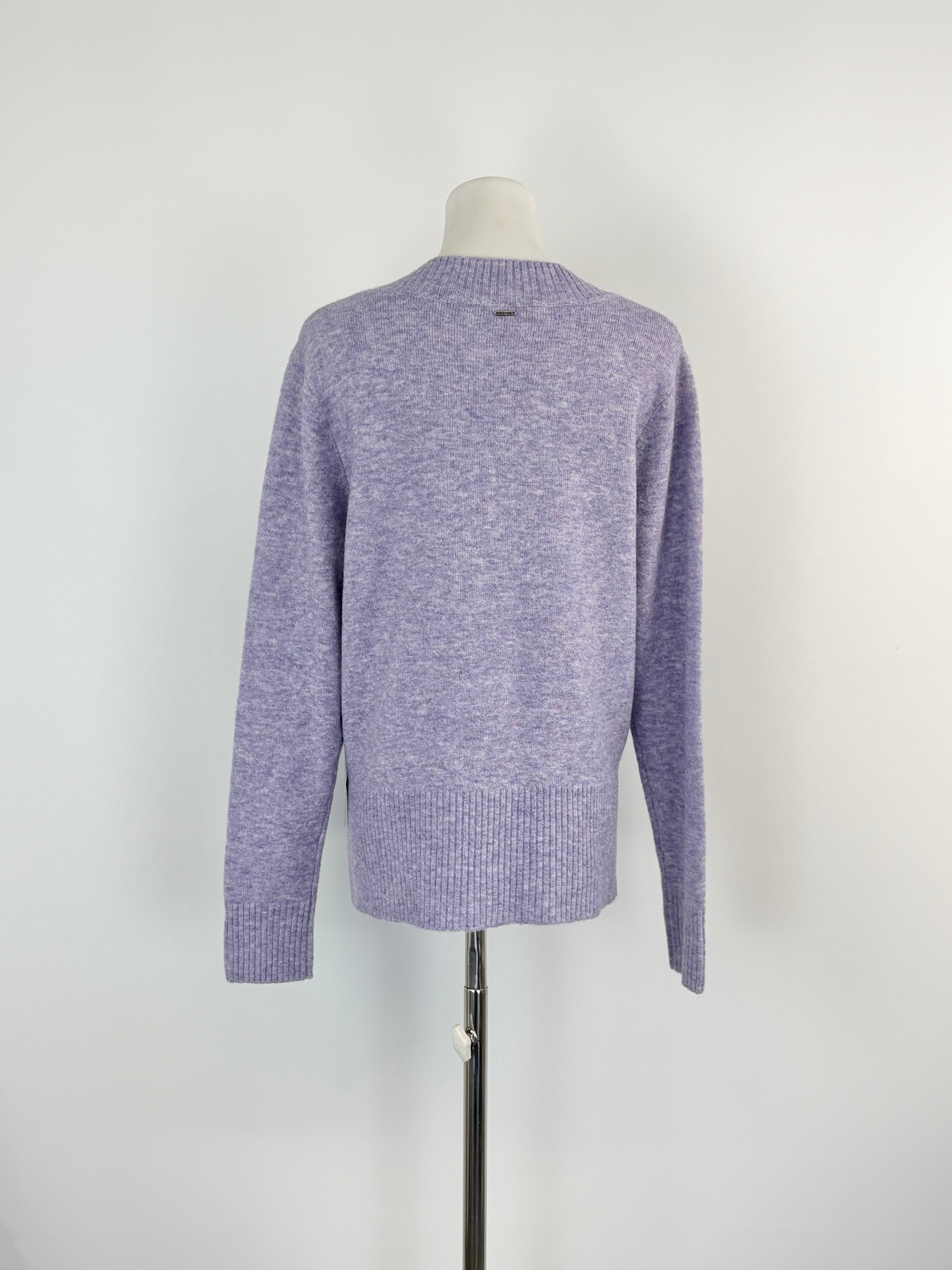 Verge Lavender Wool-Knit 'Cosmic' Sweater - AU8