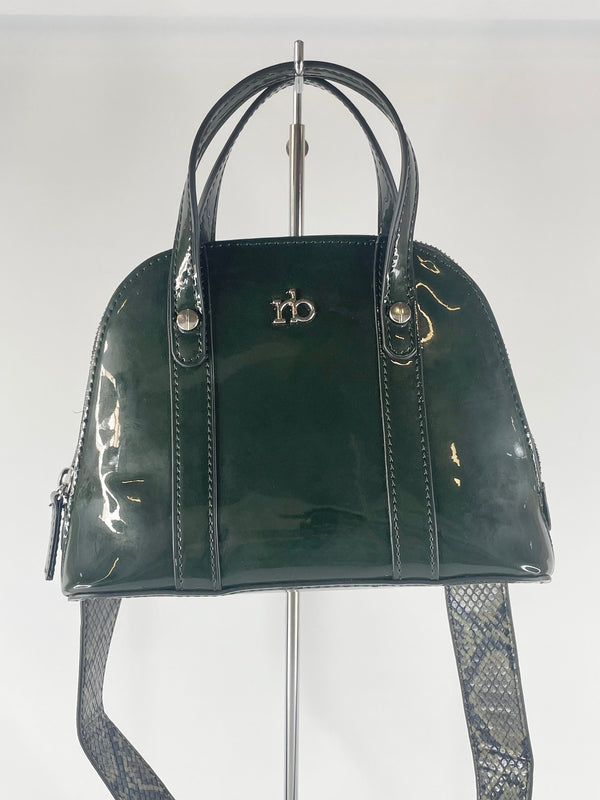 Roccobarocco Verde 'Developpe' Mini Handbag