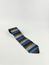 Valerio Garati Silk Blue & Grey Tie