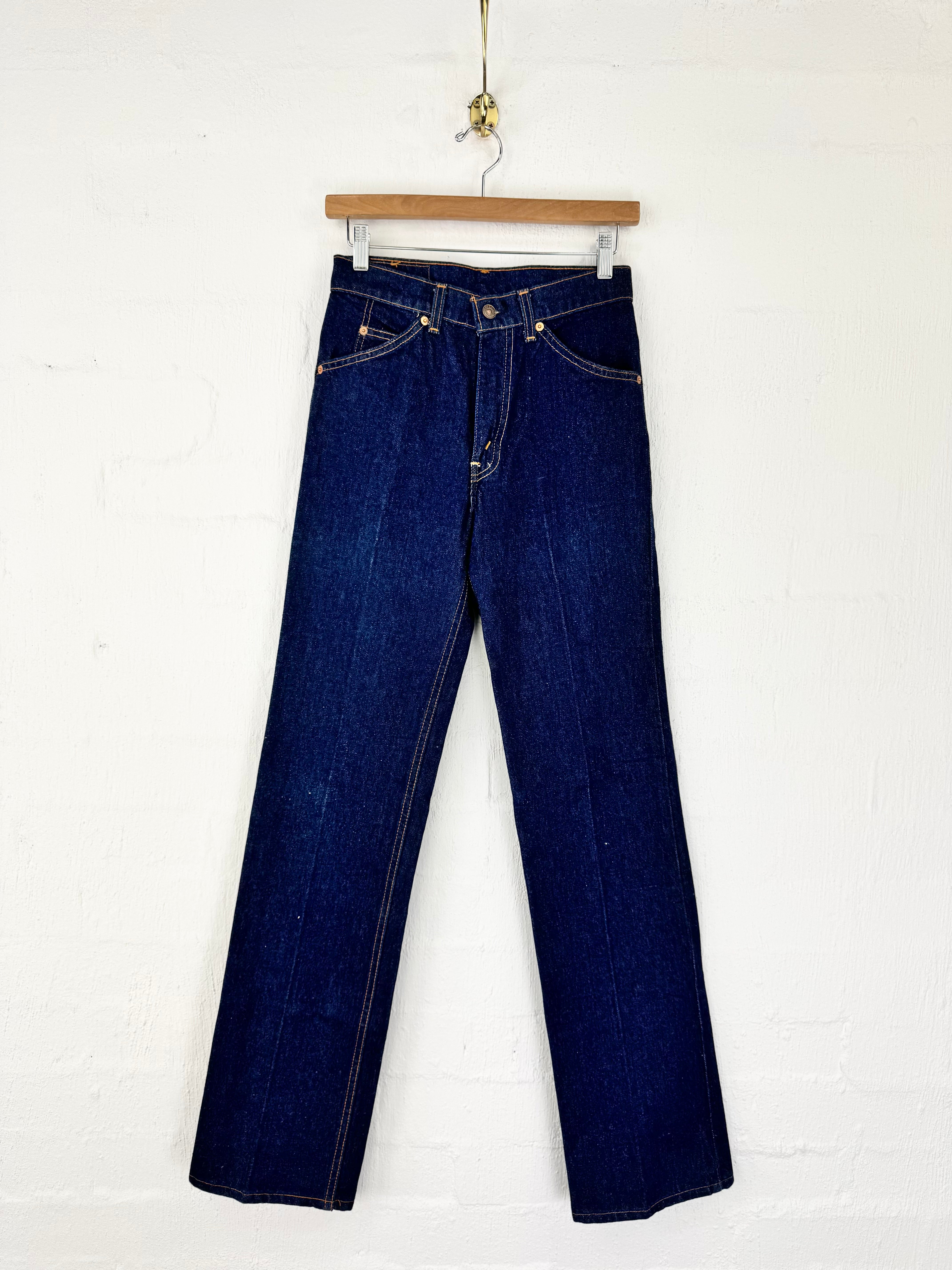 Levi Blue Denim Straight-Leg Jeans - W20 LL