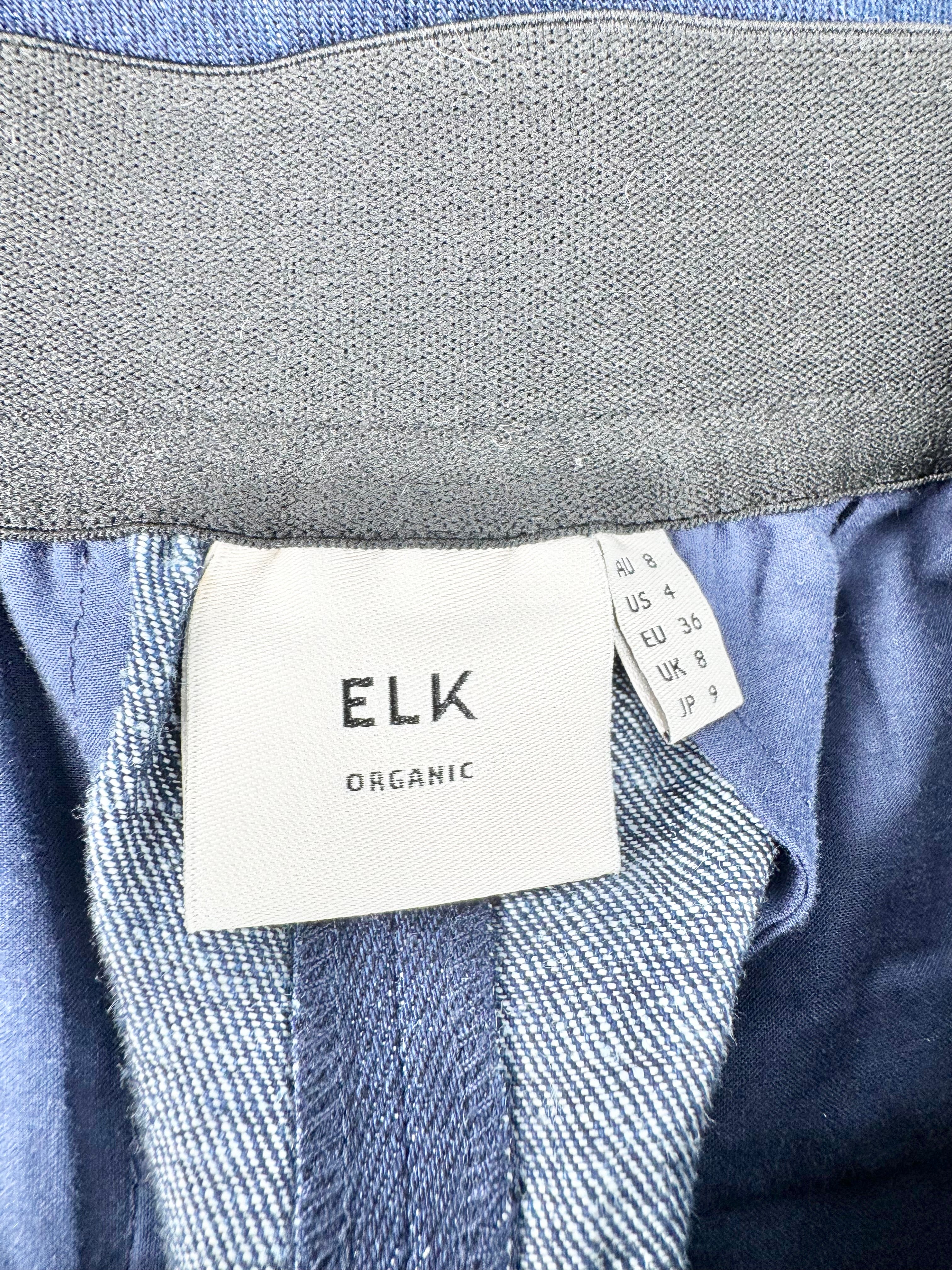 Elk Organic Wide Leg Denim Slacks - AU8