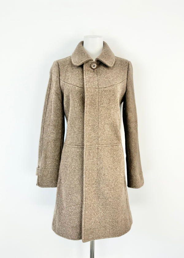 Vintage PAM Peat Brown Wool Coat  - AU10