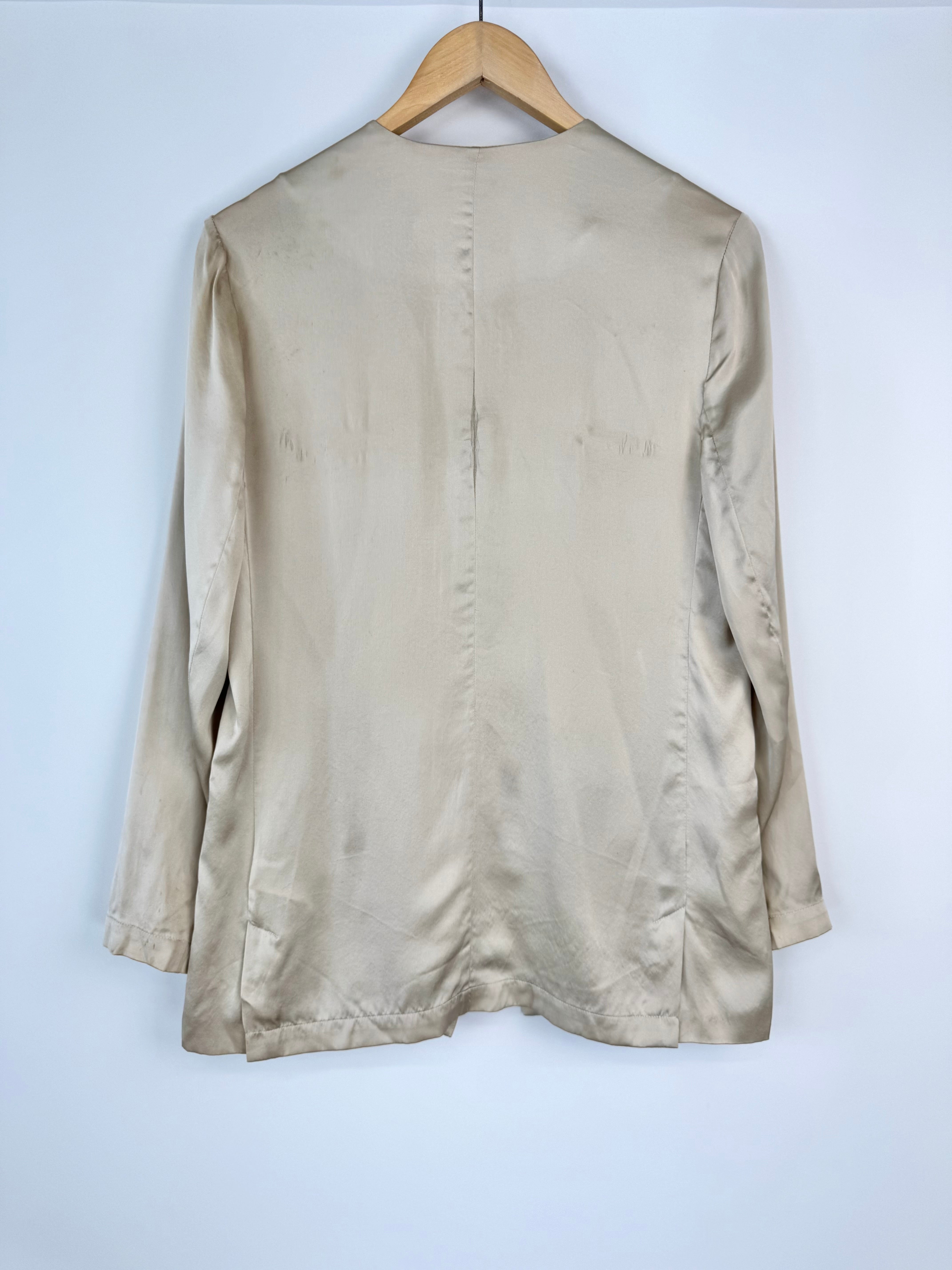 Silk Laundry Vanilla Creme Blazer - AU8/10