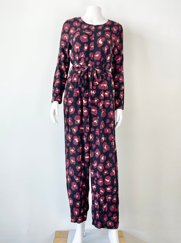 Gorman Black with Floral Print Jumpsuit - AU8