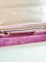 Michael Tepersen Ivory Satin Clutch