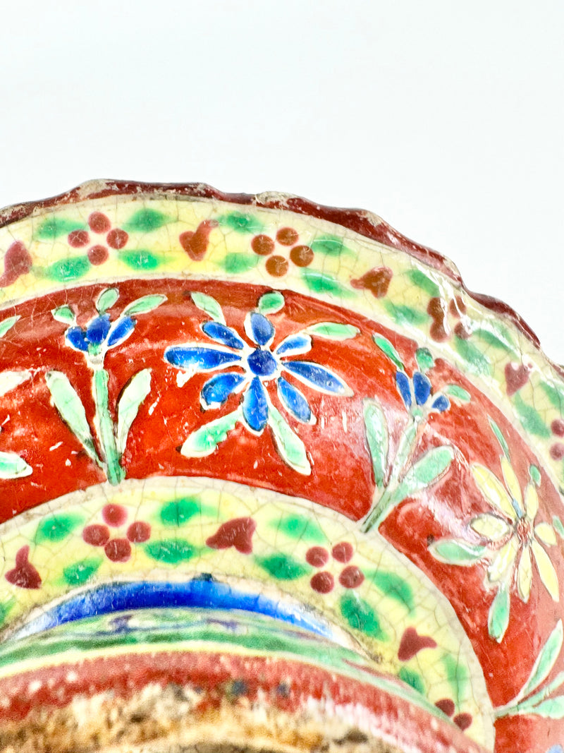 Antique Benjarong Porcelain Bowl