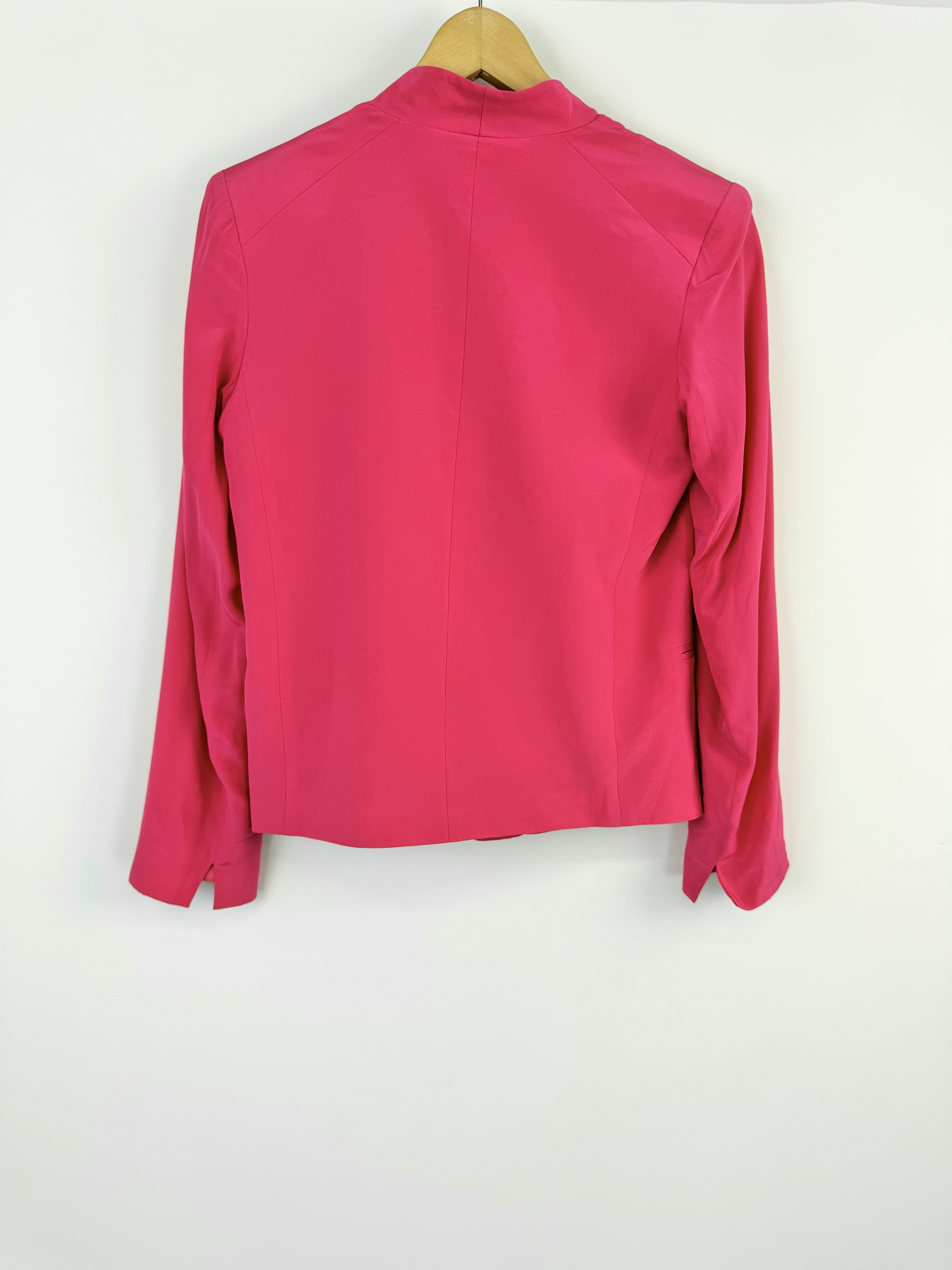 Bianca Spender Hot Pink Silk Jacket - AU8