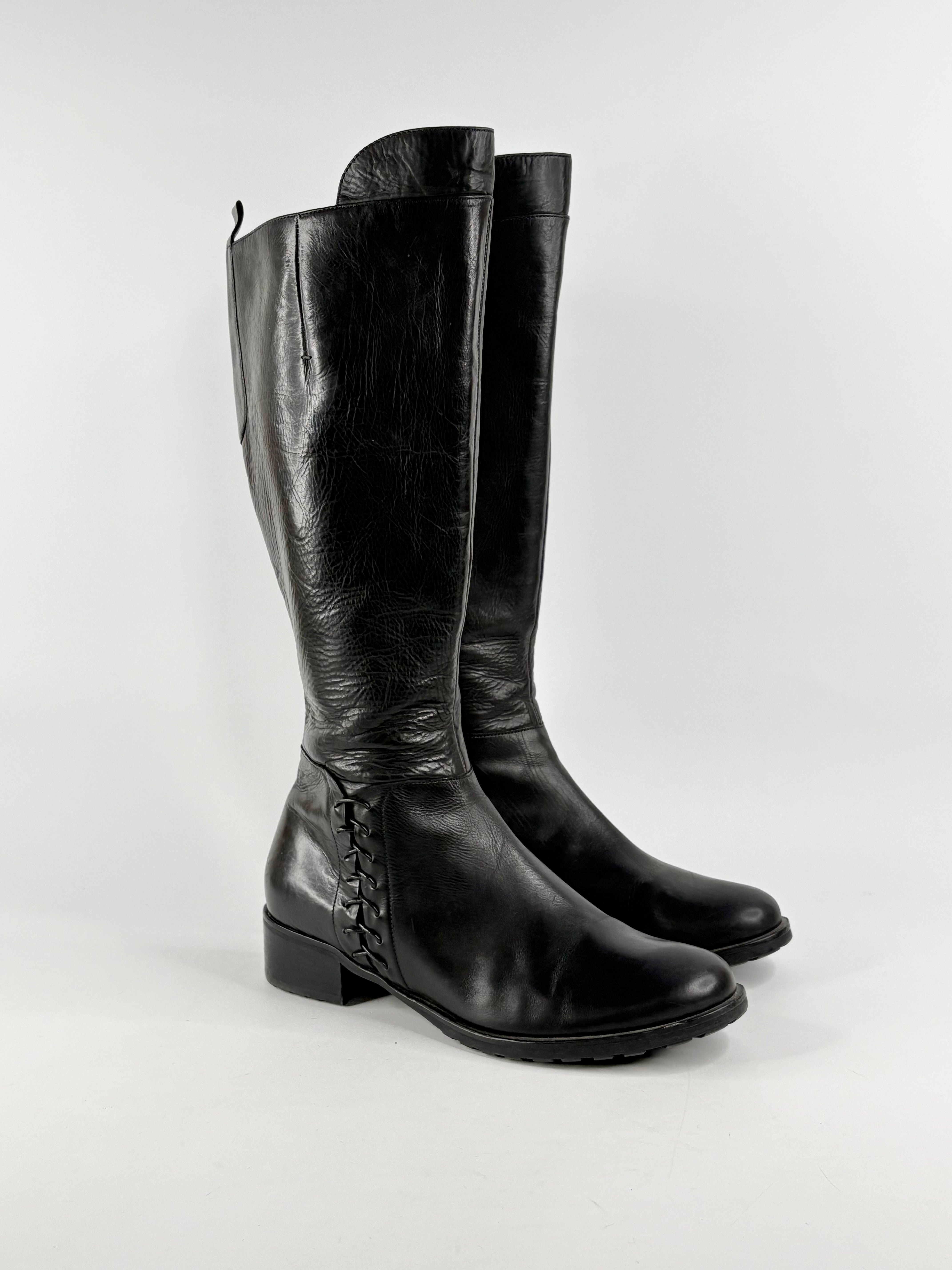 Högl Black Leather Riding Boots - EU39.5