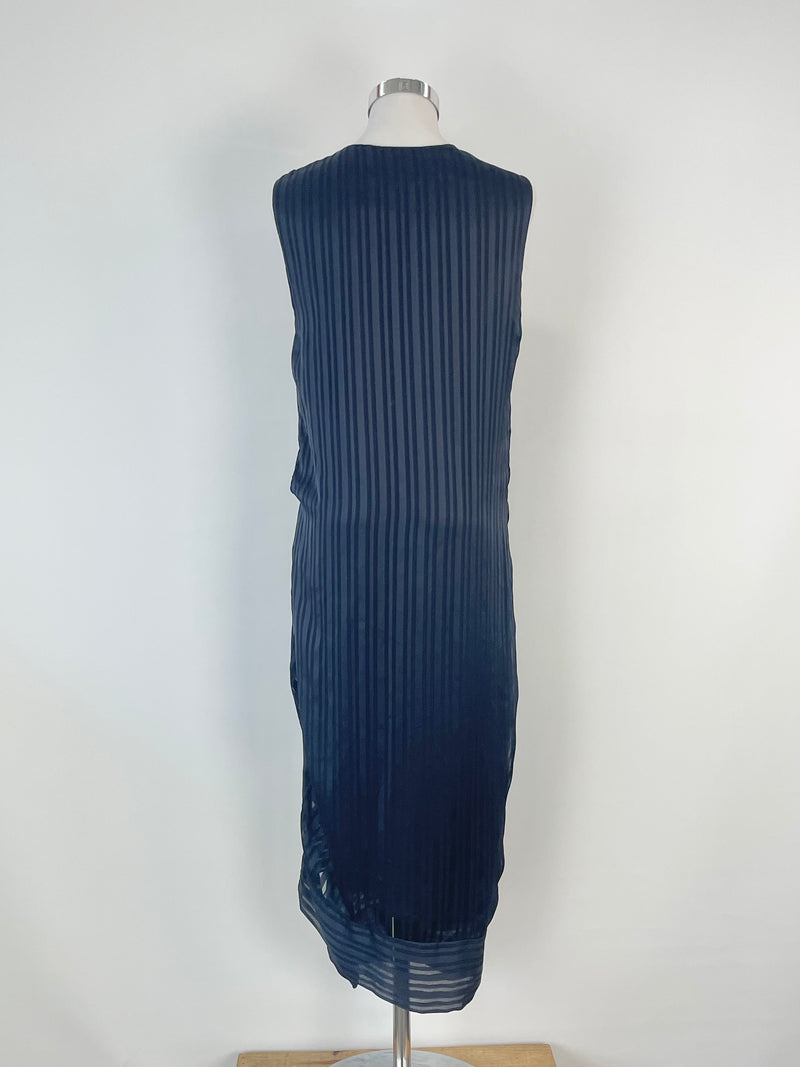 Zimmermann French Navy 'Tarot Stripe' Tunic Dress - AU8