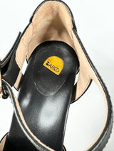 Bared Black Pardusco Sandals - EU39