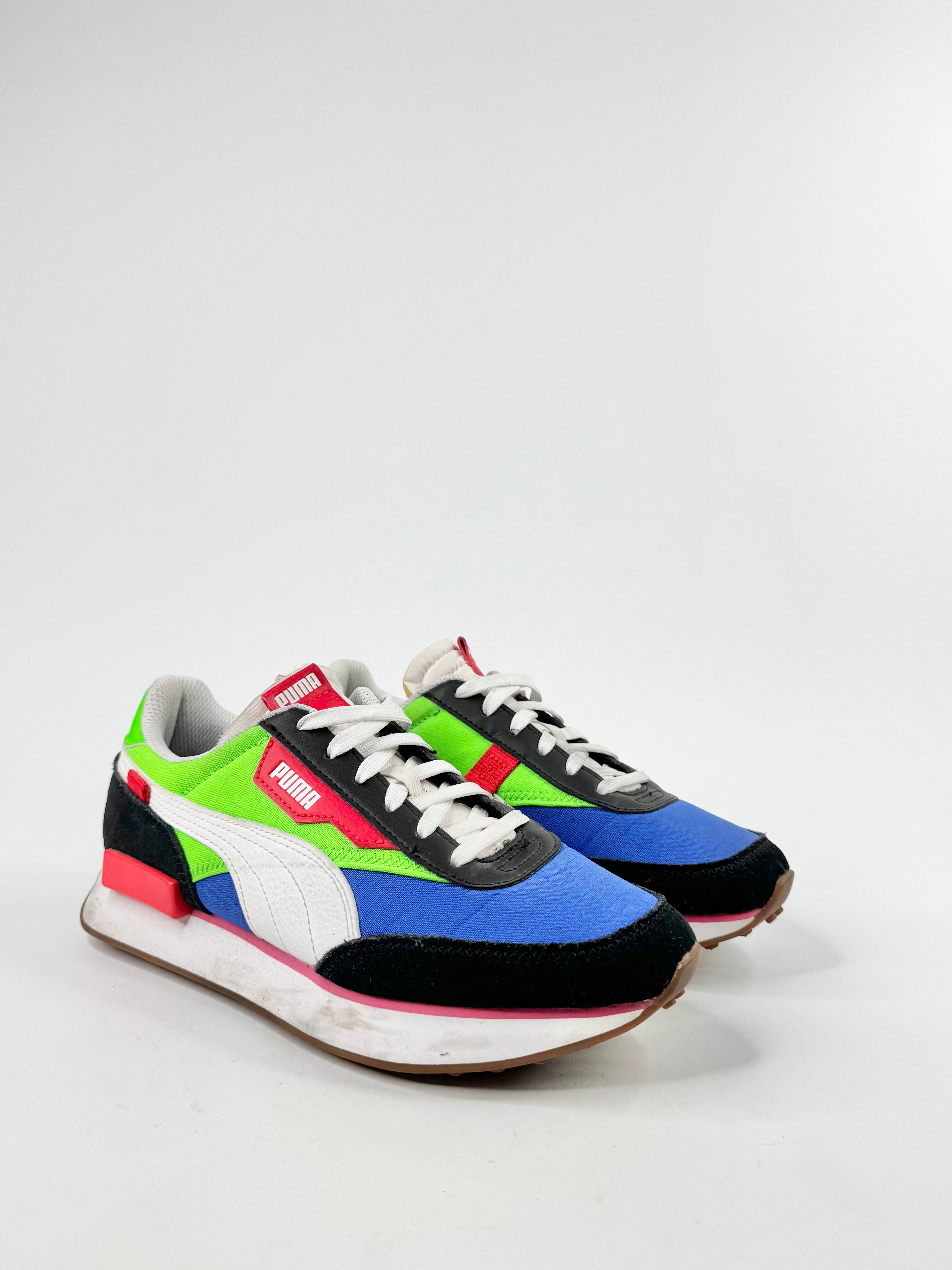 Puma Black-Fluo Green-Dazzling Blue Sneakers - EU38