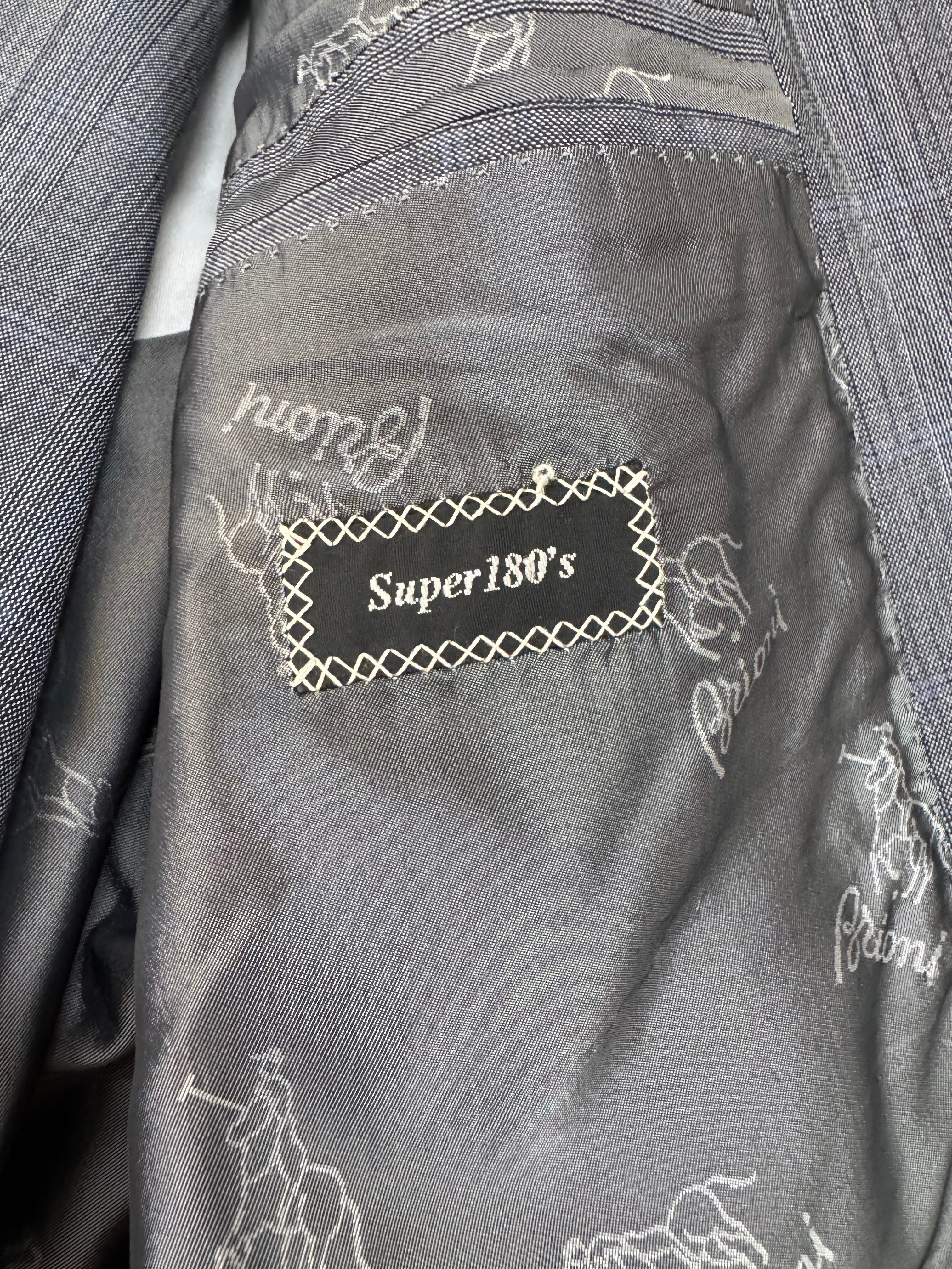 Brioni Grey Super 180 Wool Blazer & Waistcoat - 52R