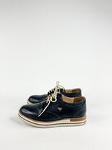 Ferrioni Navy Blue Brogue Lace Ups - EU37.5