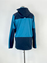 Kathmandu Navy Blue & Teal Escarpar Hiking Hoodie - L