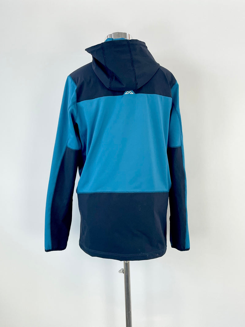 Kathmandu Navy Blue & Teal Escarpar Hiking Hoodie - L