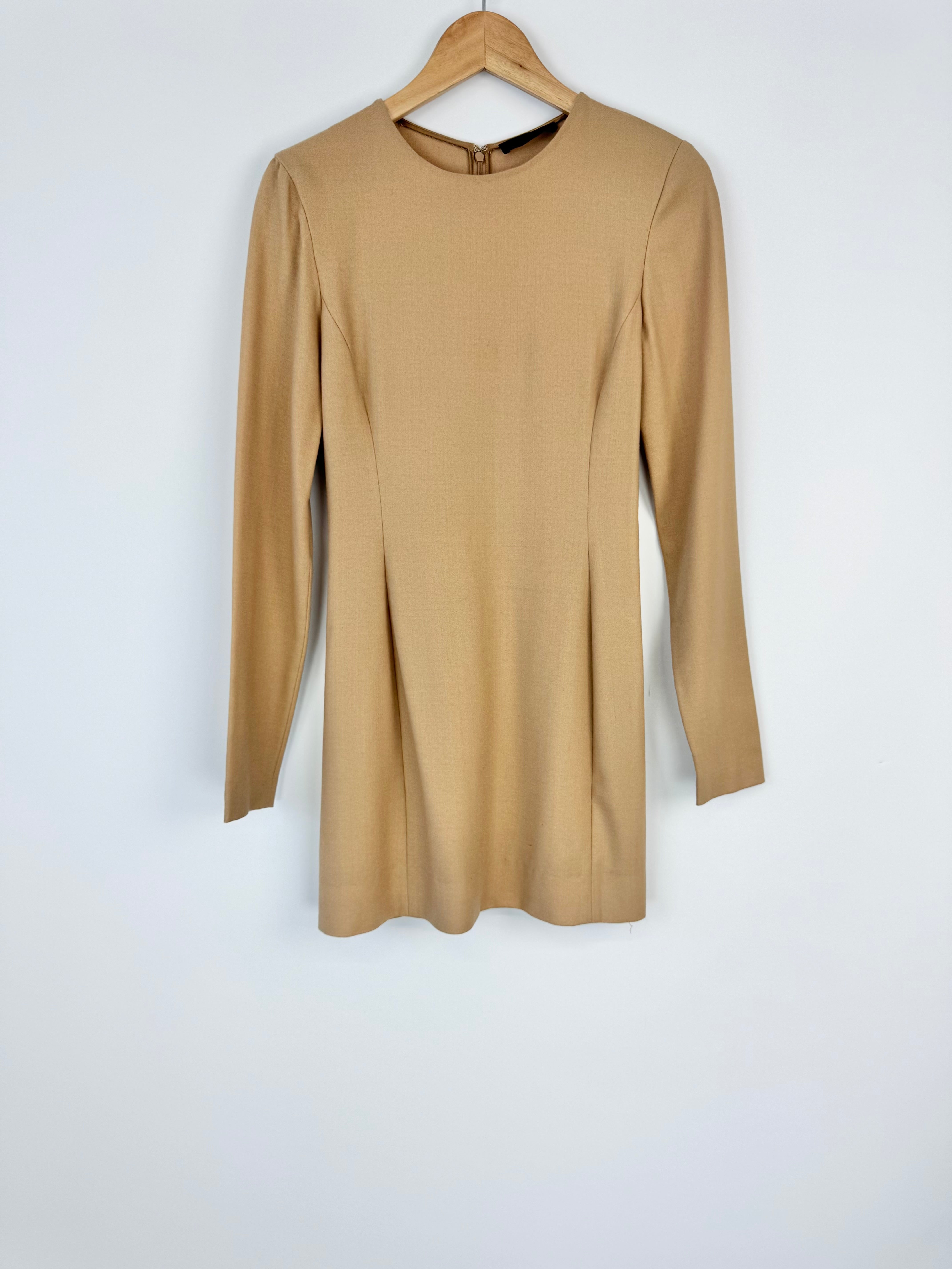 The Row Saffron Wool Blend Skater Dress - AU6