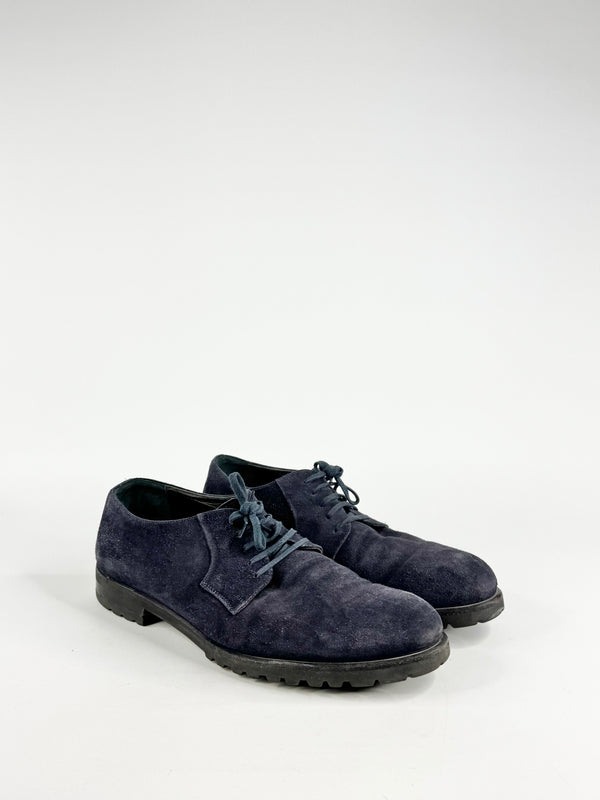 Harry's of London Midnight Blue Suede Lace Ups - EU43