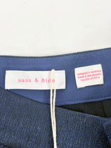 Sass & Bide Metallic Navy 'Wrapped in Love' Pants - AU8