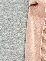 Viceta Wang Grey & Pink Long Sleeve Maxi Dress - AU8