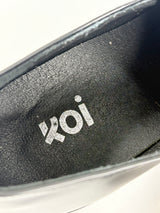 KOI Footwear 'Shelob' Metal Toe Black Platform Lace Ups - EU46