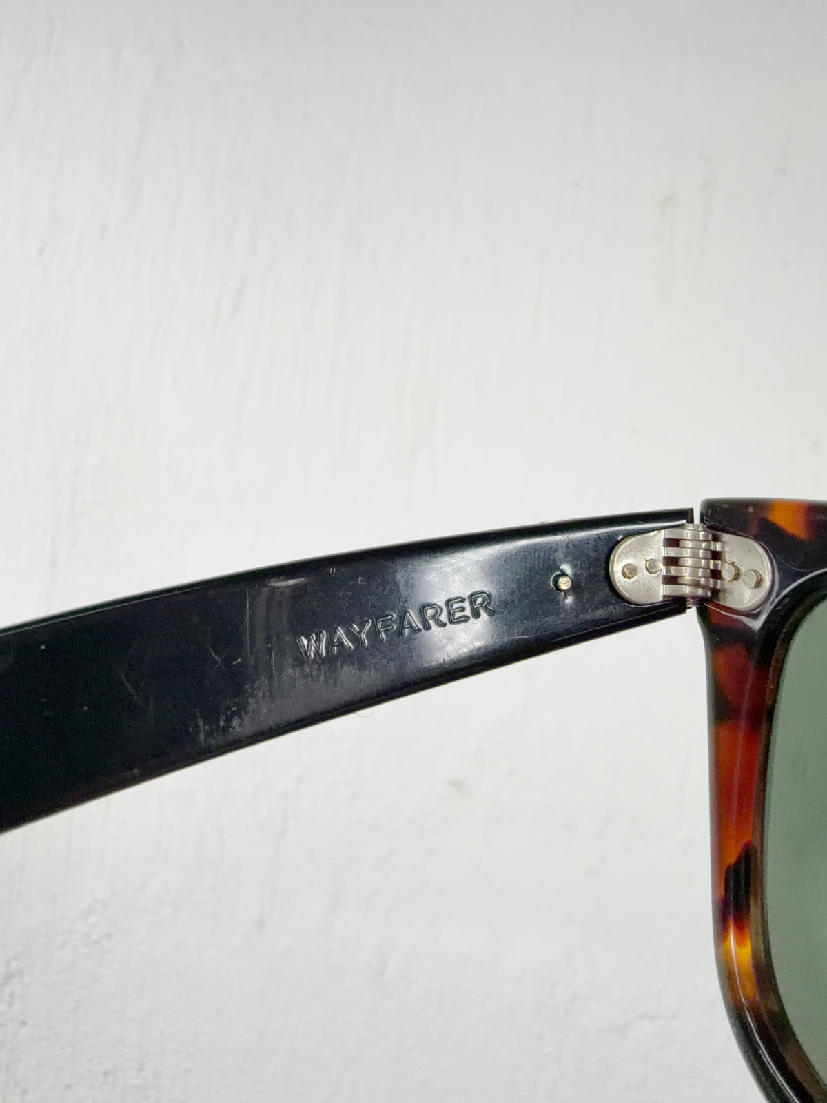 Vintage Bausch & Lomb Ray-Ban Tortoiseshell Wayfarer Sunglasses