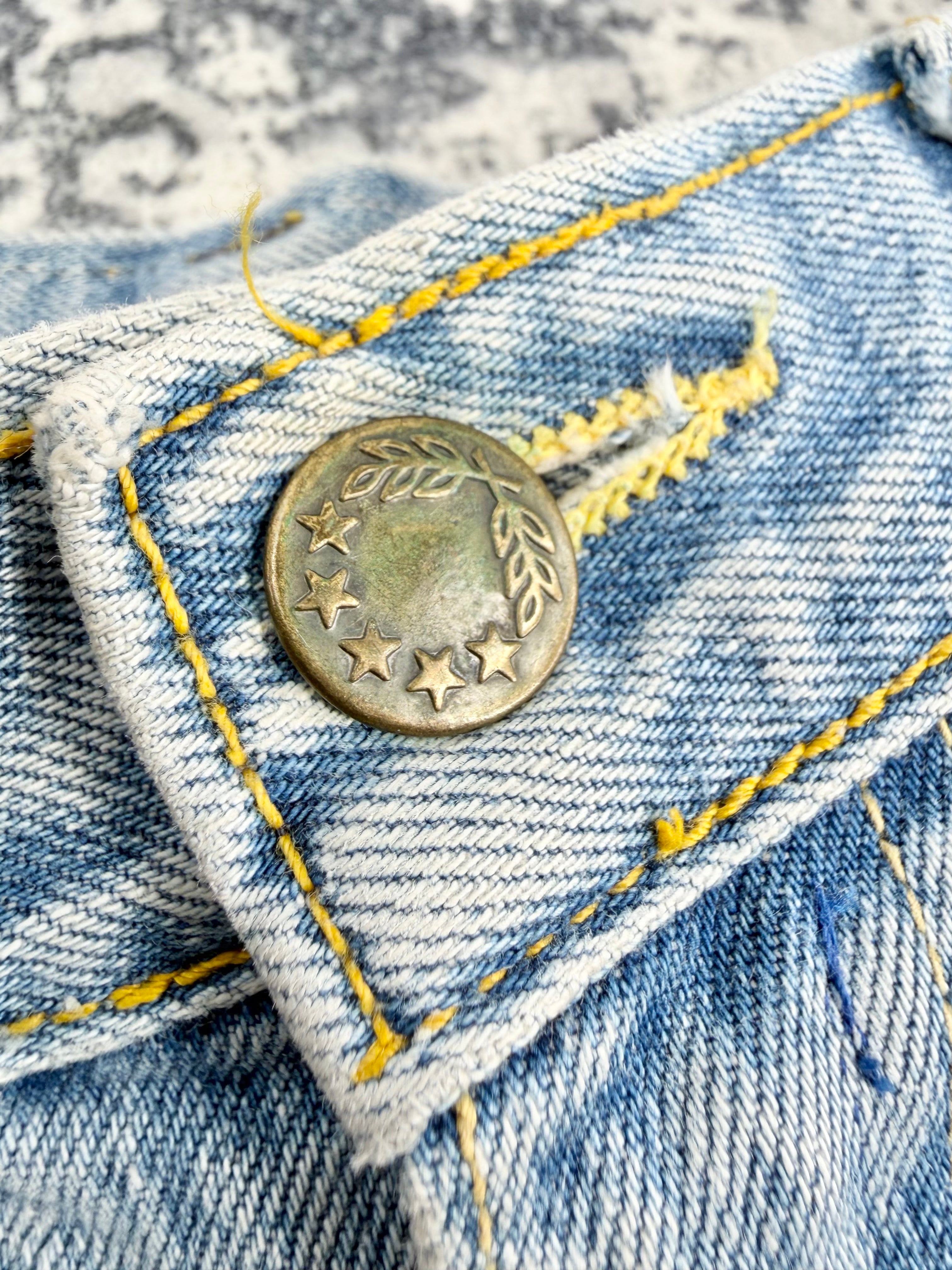 Marcel Dachet High Waisted Pale Blue Jeans - AU6