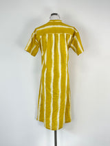 Hartford Mustard Yellow & White Striped Shirt Dress - AU8