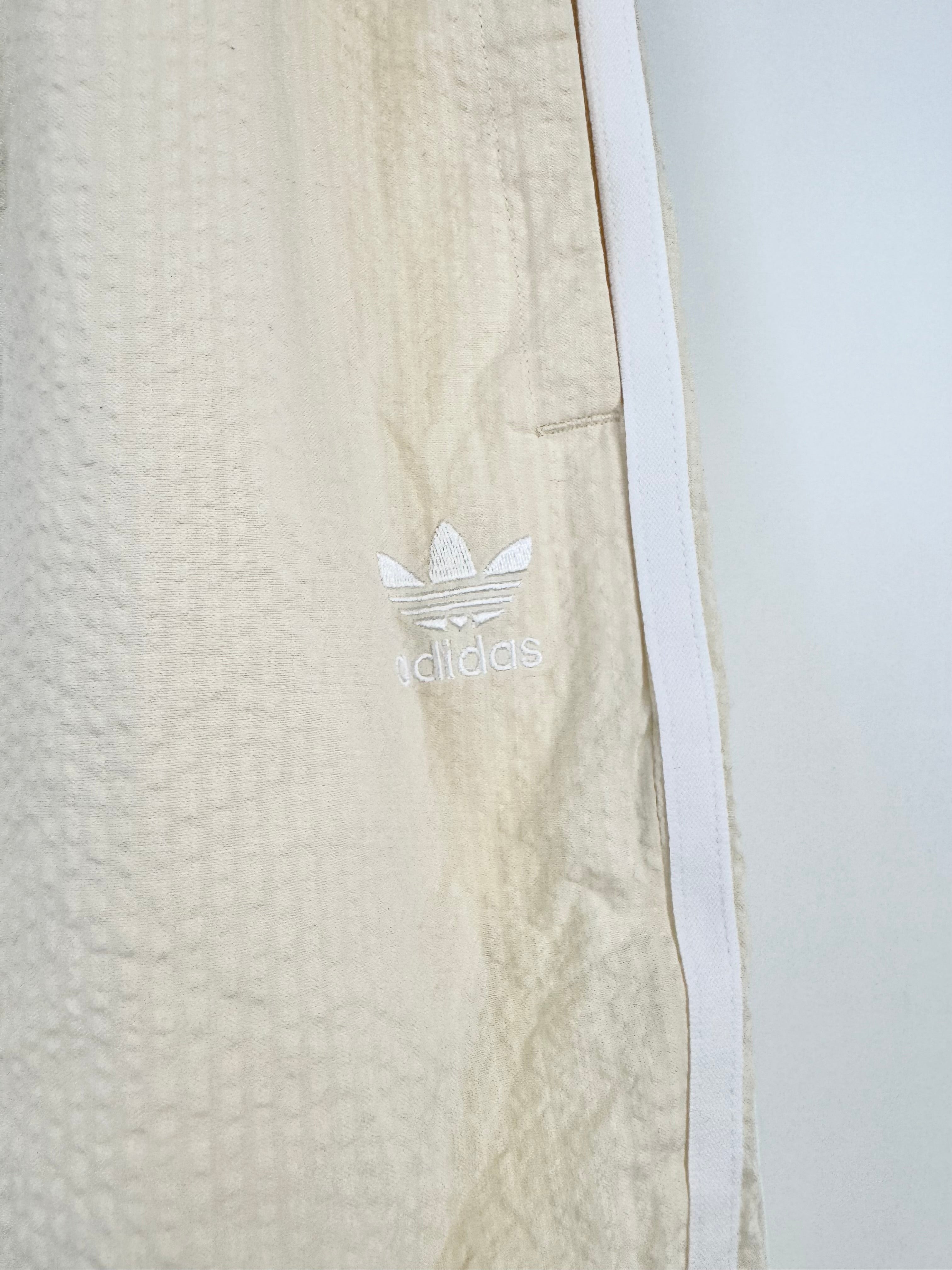Adidas Cream Seersucker Track Pants NWT - AU10