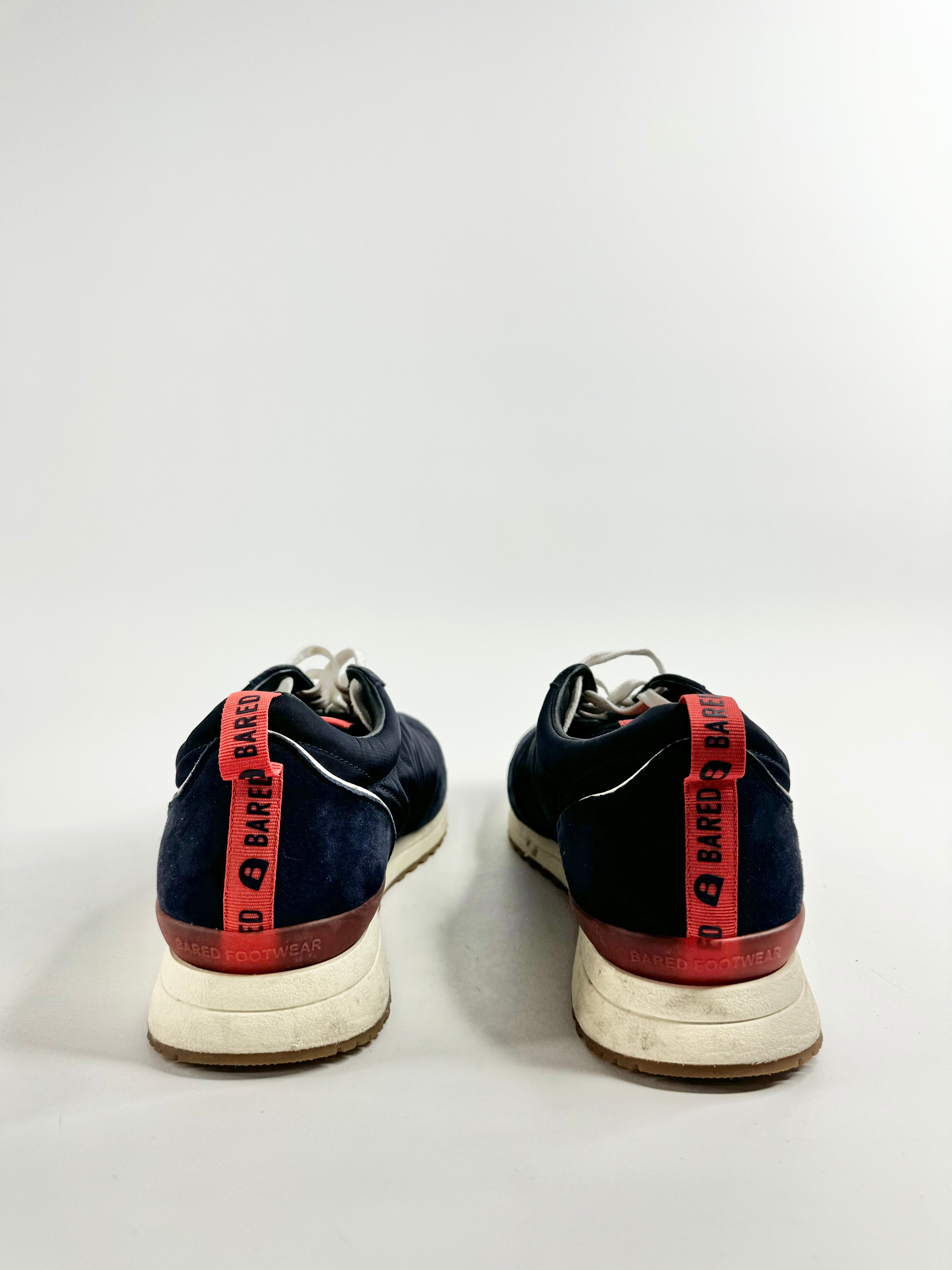 Bared 'Saker' Navy Mix Suede Sneakers - EU42