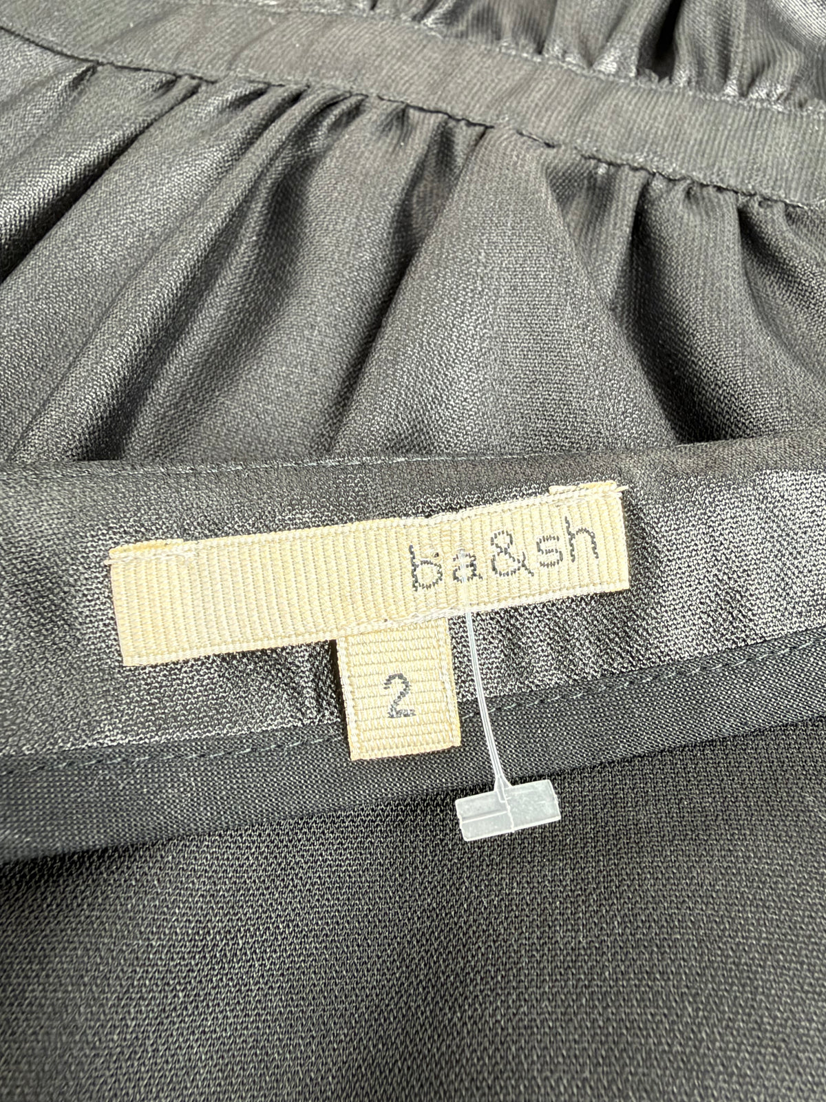 Ba&sh Back Satin Sheen Mini Dress - AU10/12