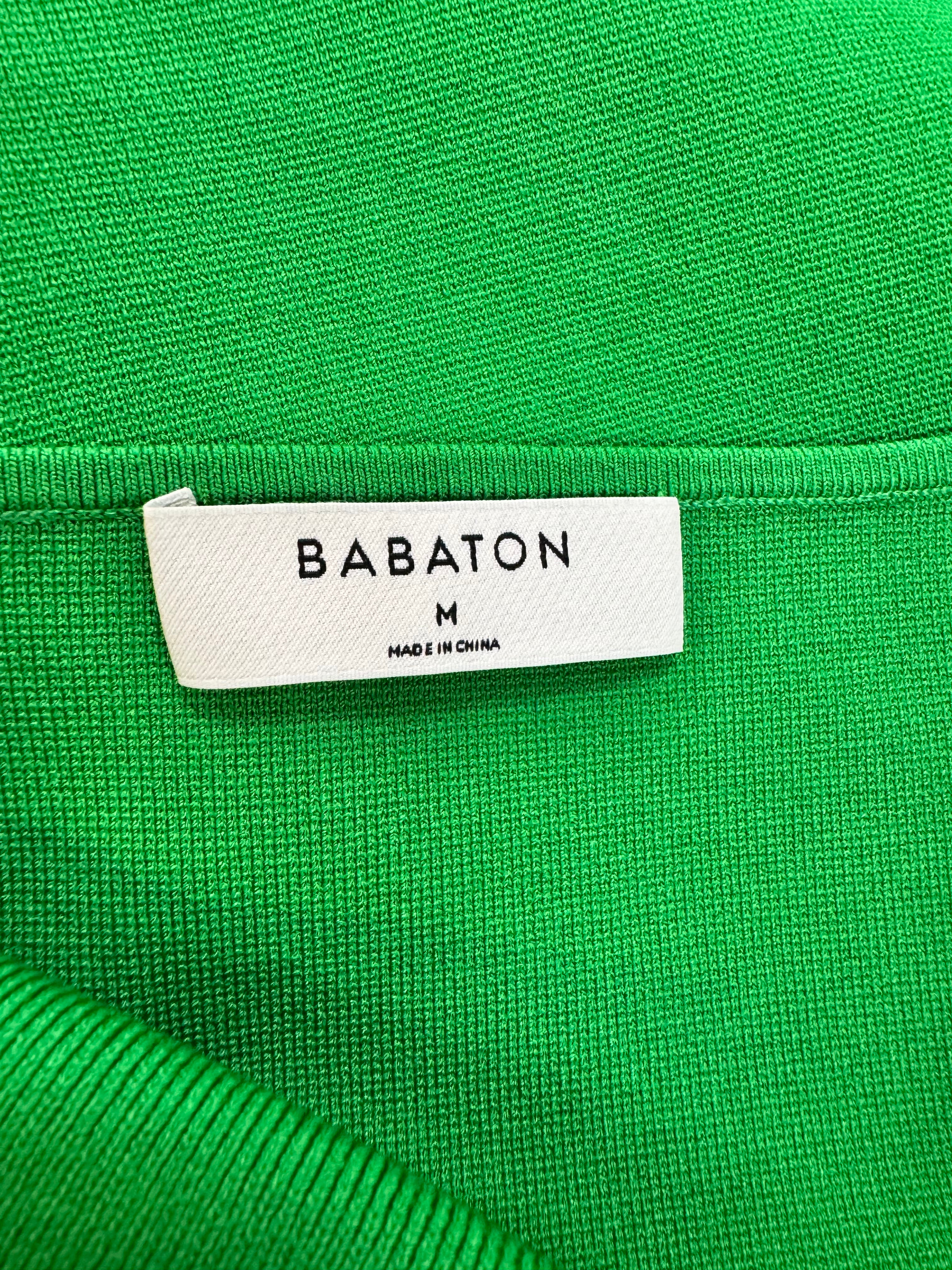 Babaton Bright Green Knit Body Con Dress - AU10