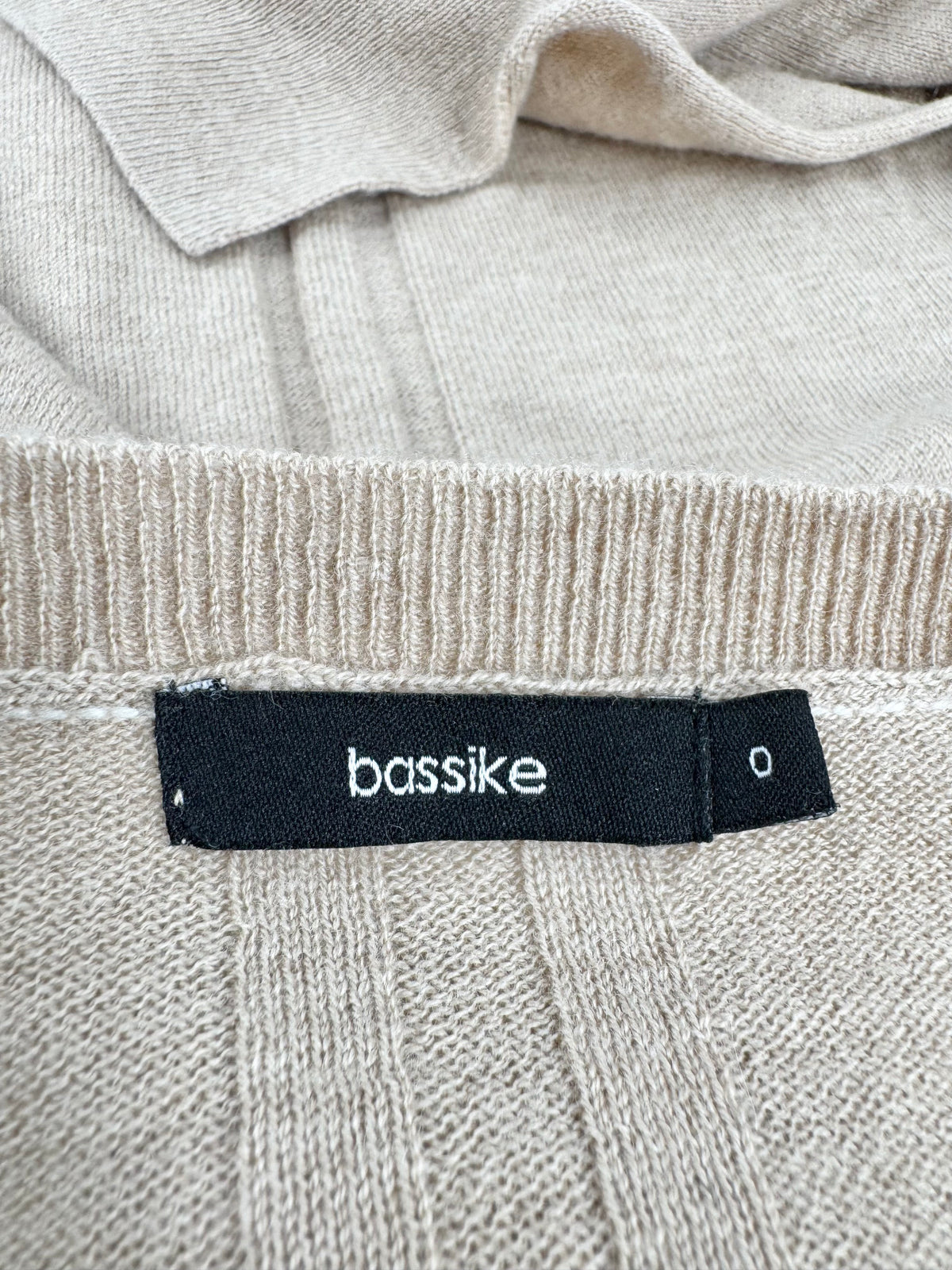 Bassike Biscuit Wool & Cashmere Sweater - AU8/10